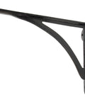 From The Anvil's Black Curved Shelf Bracket
