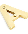 From The Anvil's Polished Brass Polished Brass Letter