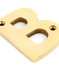 From The Anvil's Polished Brass Polished Brass Letter