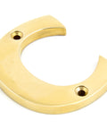 From The Anvil's Polished Brass Polished Brass Letter