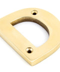 From The Anvil's Polished Brass Polished Brass Letter