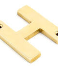 From The Anvil's Polished Brass Polished Brass Letter