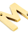From The Anvil's Polished Brass Polished Brass Letter