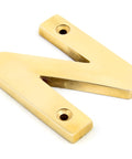 From The Anvil's Polished Brass Polished Brass Letter