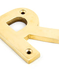 From The Anvil's Polished Brass Polished Brass Letter