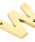 From The Anvil's Polished Brass Polished Brass Letter