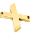 From The Anvil's Polished Brass Polished Brass Letter