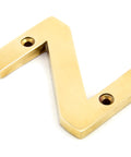 From The Anvil's Polished Brass Polished Brass Letter