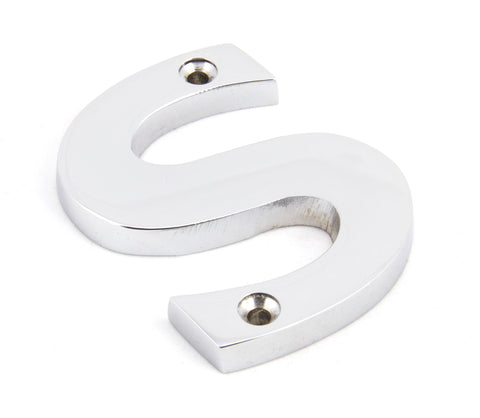 From The Anvil's Polished Chrome Polished Chrome Letter