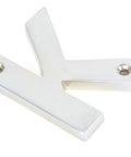 From The Anvil's Satin Chrome Satin Chrome Letter