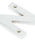 From The Anvil's Satin Chrome Satin Chrome Letter