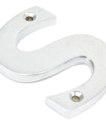 From The Anvil's Satin Chrome Satin Chrome Letter
