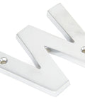 From The Anvil's Satin Chrome Satin Chrome Letter