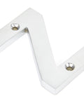 From The Anvil's Satin Chrome Satin Chrome Letter