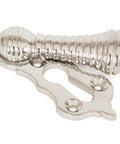 From The Anvil's Polished Nickel Beehive Escutcheon