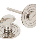 From The Anvil's Polished Nickel Round Thumbturn Set