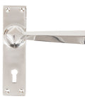 From The Anvil's Polished Chrome Straight Lever Lock Set