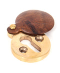 From The Anvil's Rosewood 30mm Round Escutcheon
