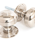 From The Anvil's Polished Nickel Prestbury Mortice/Rim Knob Set