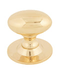 From The Anvil's Polished Brass Oval Cabinet Knob