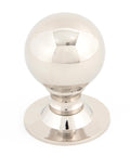 From The Anvil's Polished Nickel Ball Cabinet Knob