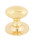 From The Anvil's Polished Brass Oval Cabinet Knob