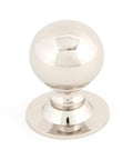 From The Anvil's Polished Nickel Ball Cabinet Knob