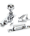 From The Anvil's Polished Chrome Prestbury Sash Hook Fastener