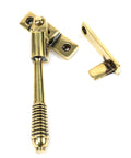 From The Anvil's Aged Brass Night-Vent Locking Reeded Fastener