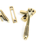 From The Anvil's Aged Brass Locking Reeded Fastener
