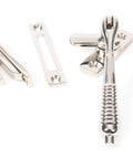 From The Anvil's Polished Nickel Locking Reeded Fastener