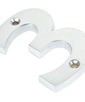 From The Anvil's Satin Chrome Satin Chrome Numeral