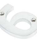From The Anvil's Satin Chrome Satin Chrome Numeral