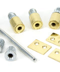 From The Anvil's Lacquered Brass Secure Stops (Pack of 4)