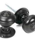 From The Anvil's Aged Bronze Prestbury Mortice/Rim Knob Set