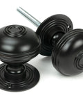 From The Anvil's Aged Bronze Prestbury Mortice/Rim Knob Set