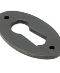 From The Anvil's Aged Bronze Oval Escutcheon