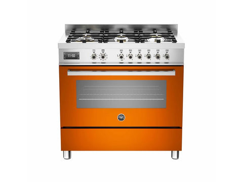 Bertazzoni Professional 90 cm 6-Burner single electric oven