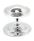 From The Anvil's Polished Chrome Art Deco Centre Door Knob