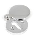 From The Anvil's Polished Chrome 30mm Round Escutcheon