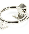 From The Anvil's Polished Nickel Ring Door Knocker