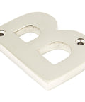 From The Anvil's Polished Nickel Polished Nickel Letter