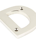 From The Anvil's Polished Nickel Polished Nickel Letter