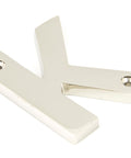 From The Anvil's Polished Nickel Polished Nickel Letter