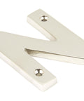 From The Anvil's Polished Nickel Polished Nickel Letter