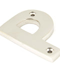 From The Anvil's Polished Nickel Polished Nickel Letter