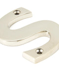 From The Anvil's Polished Nickel Polished Nickel Letter