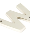 From The Anvil's Polished Nickel Polished Nickel Letter