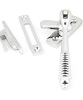 From The Anvil's Polished Chrome Locking Reeded Fastener