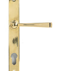 From The Anvil's Aged Brass Avon Slimline Lever Espag. Lock Set